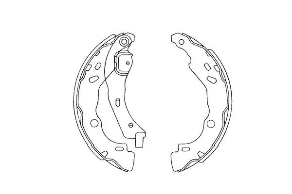 Brake Shoe Set (KBS-7407)