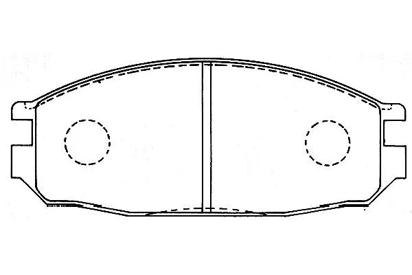 Brake Pad Set, disc brake (BP-6596)