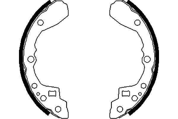 Brake Shoe Set (BS-4401)