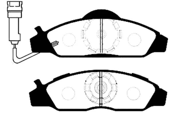 Brake Pad Set, disc brake (BP-7500)