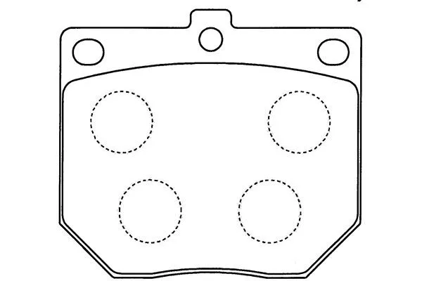 Brake Pad Set, disc brake (BP-6585)