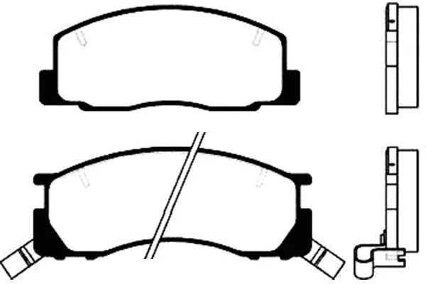 Brake Pad Set, disc brake (BP-9020)