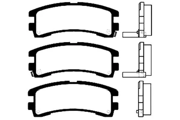 Brake Pad Set, disc brake (BP-6553)