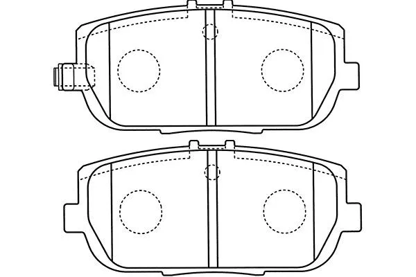 Brake Pad Set, disc brake (BP-4564)