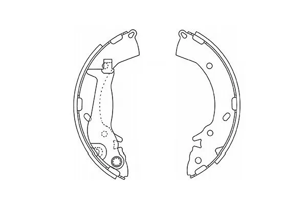 Brake Shoe Set (BS-3415)