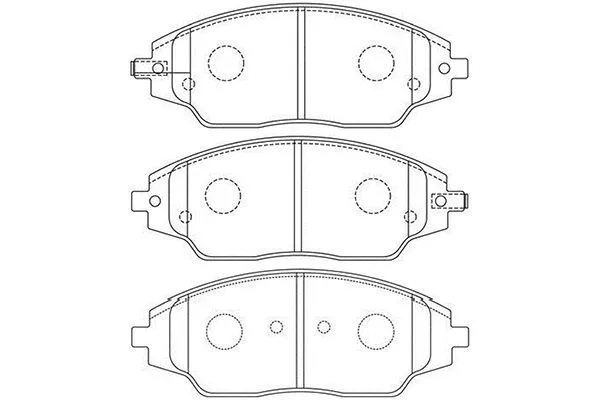 Brake Pad Set, disc brake (BP-1018)