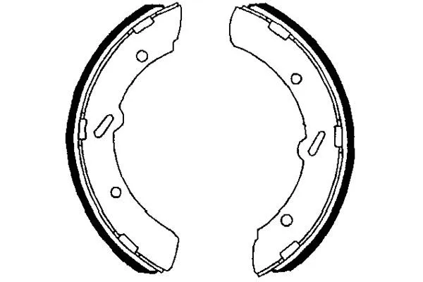 Brake Shoe Set (BS-6412)