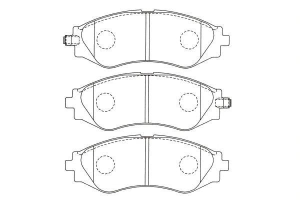 Brake Pad Set, disc brake (BP-1003)