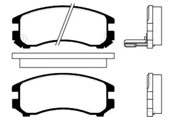 Brake Pad Set, disc brake (BP-8503)