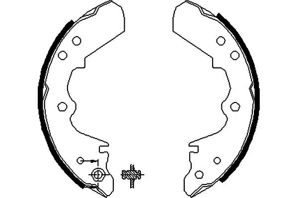 Brake Shoe Set (BS-3900)