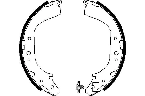 Brake Shoe Set (BS-7406)