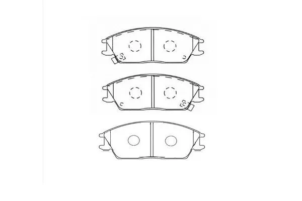 Brake Pad Set, disc brake (BP-3004)