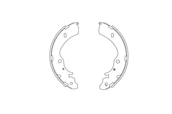 Brake Shoe Set (BS-3922)