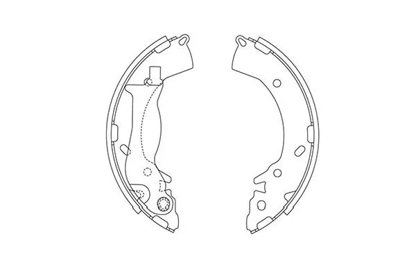 Brake Shoe Set (BS-3417)