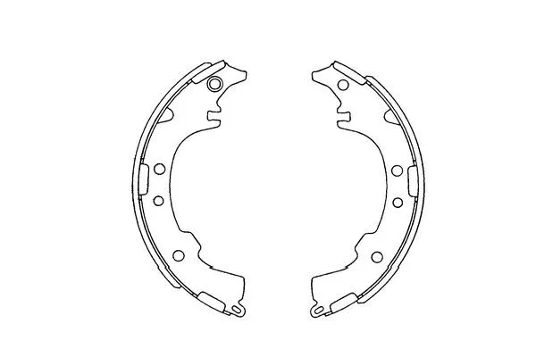 Brake Shoe Set (KBS-9903)