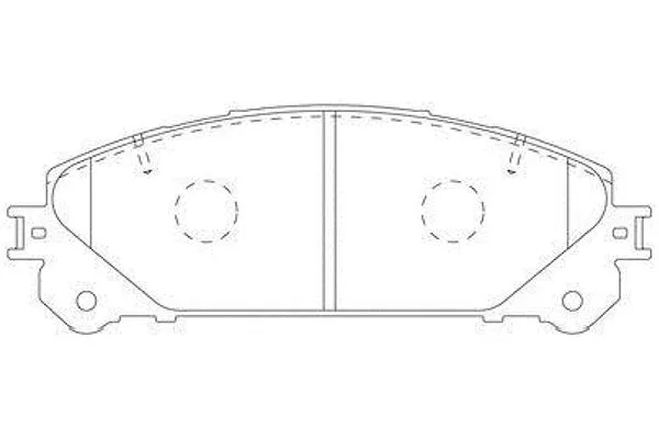 Brake Pad Set, disc brake (BP-9140)