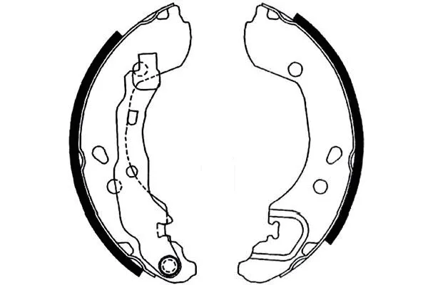 Brake Shoe Set (BS-7420)