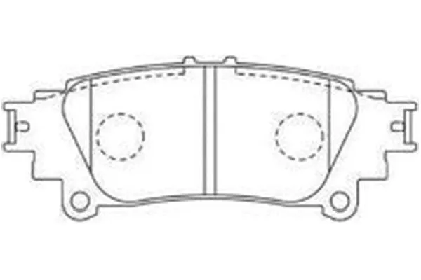 Brake Pad Set, disc brake (BP-9142)