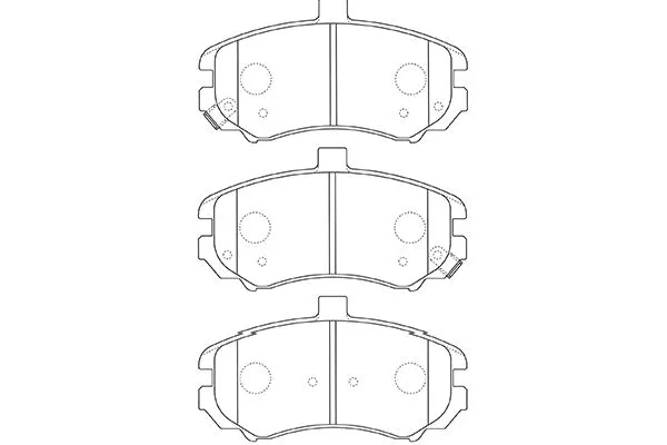Brake Pad Set, disc brake (BP-3037)