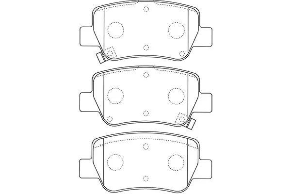 Brake Pad Set, disc brake (BP-9132)