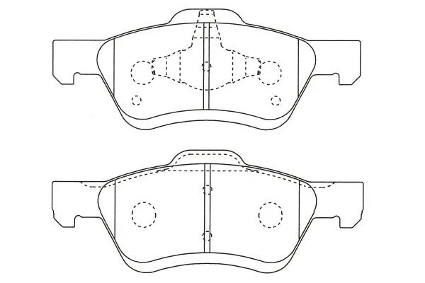 Brake Pad Set, disc brake (BP-4577)