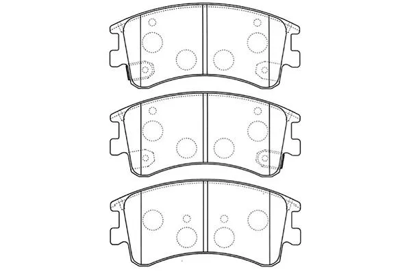 Brake Pad Set, disc brake (BP-4551)