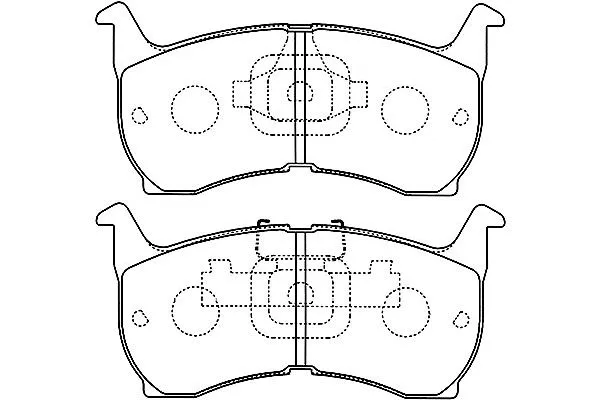 Brake Pad Set, disc brake (BP-4503)