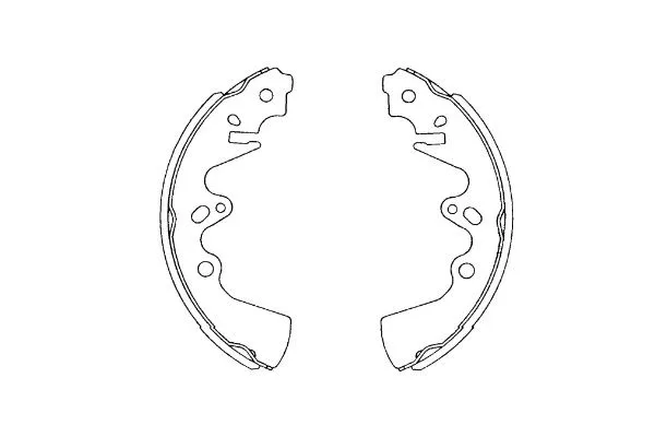 Brake Shoe Set (KBS-5410)