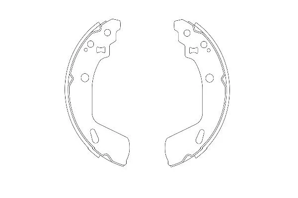 Brake Shoe Set (BS-8933)