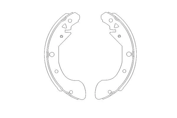 Brake Shoe Set (KBS-1402)