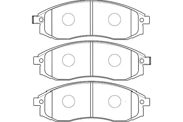 Brake Pad Set, disc brake (BP-5535)