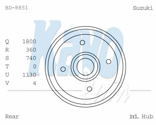 Brake Drum (BD-8851)