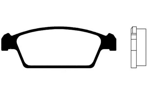 Brake Pad Set, disc brake (BP-8508)