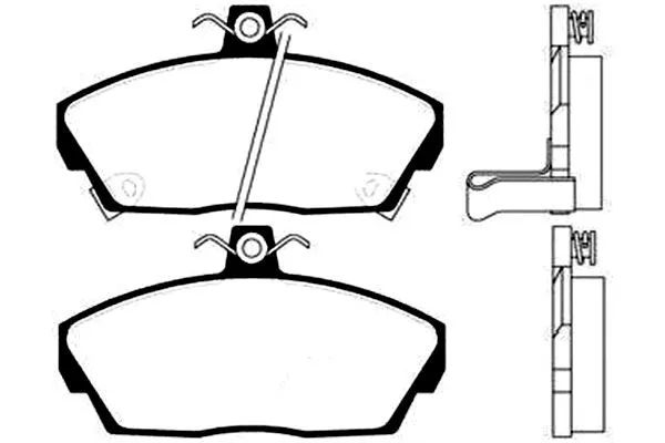 Brake Pad Set, disc brake (BP-2025)