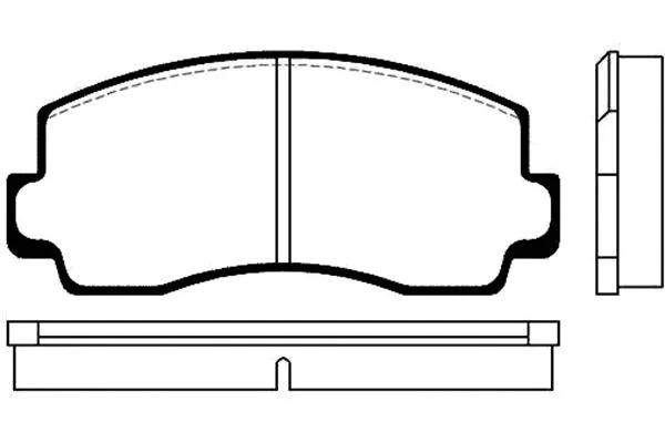 Brake Pad Set, disc brake (BP-5500)