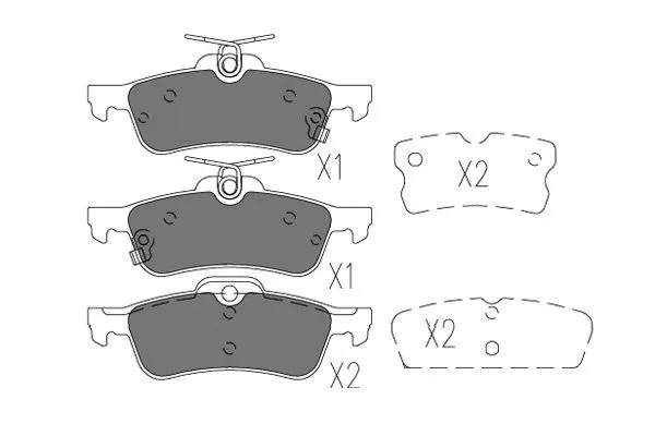 Brake Pad Set, disc brake (BP-9131)
