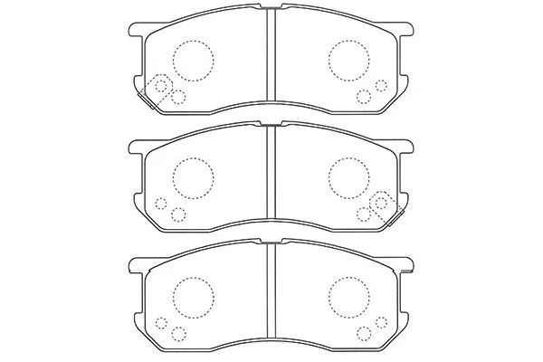 Brake Pad Set, disc brake (BP-9119)