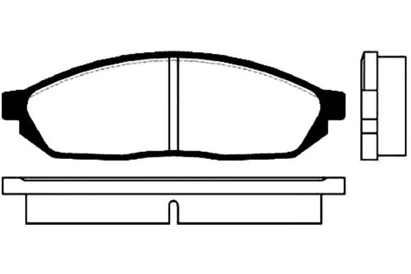 Brake Pad Set, disc brake (BP-8500)