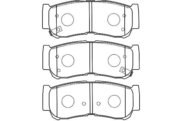 Brake Pad Set, disc brake (BP-3033)