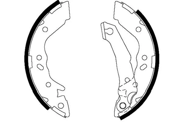 Brake Shoe Set (BS-3405)