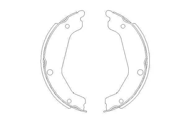 Brake Shoe Set (BS-4409)