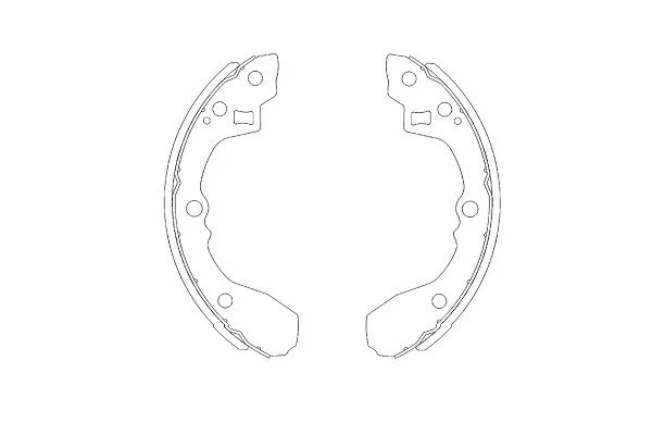 Brake Shoe Set (BS-4408)