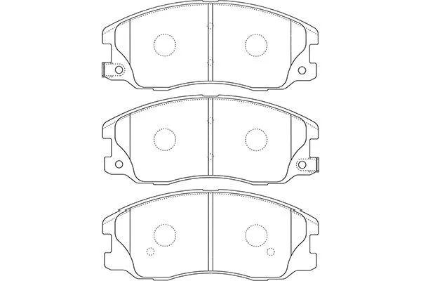 Brake Pad Set, disc brake (BP-1012)
