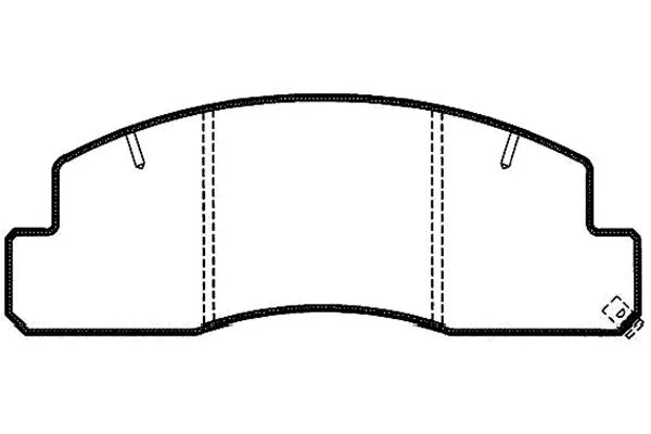 Brake Pad Set, disc brake (BP-9062)