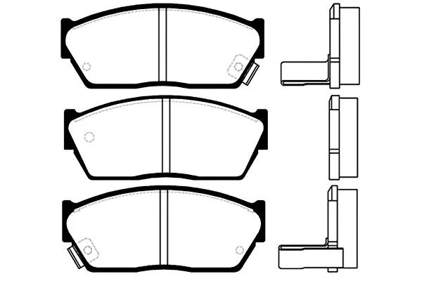 Brake Pad Set, disc brake (BP-2002)