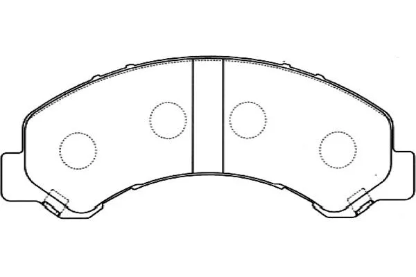 Brake Pad Set, disc brake (BP-3512)