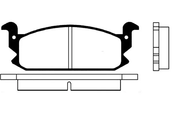 Brake Pad Set, disc brake (BP-1500)