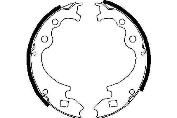 Brake Shoe Set (KBS-5417)