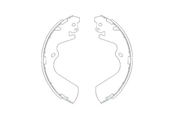 Brake Shoe Set (KBS-3403)