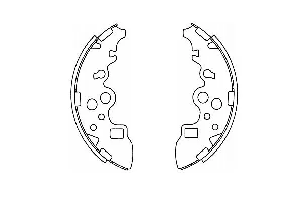 Brake Shoe Set (BS-5436)